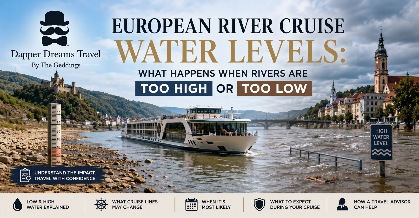 European River Cruise Water Levels: What Happens When Rivers Are Too High or Too Low?