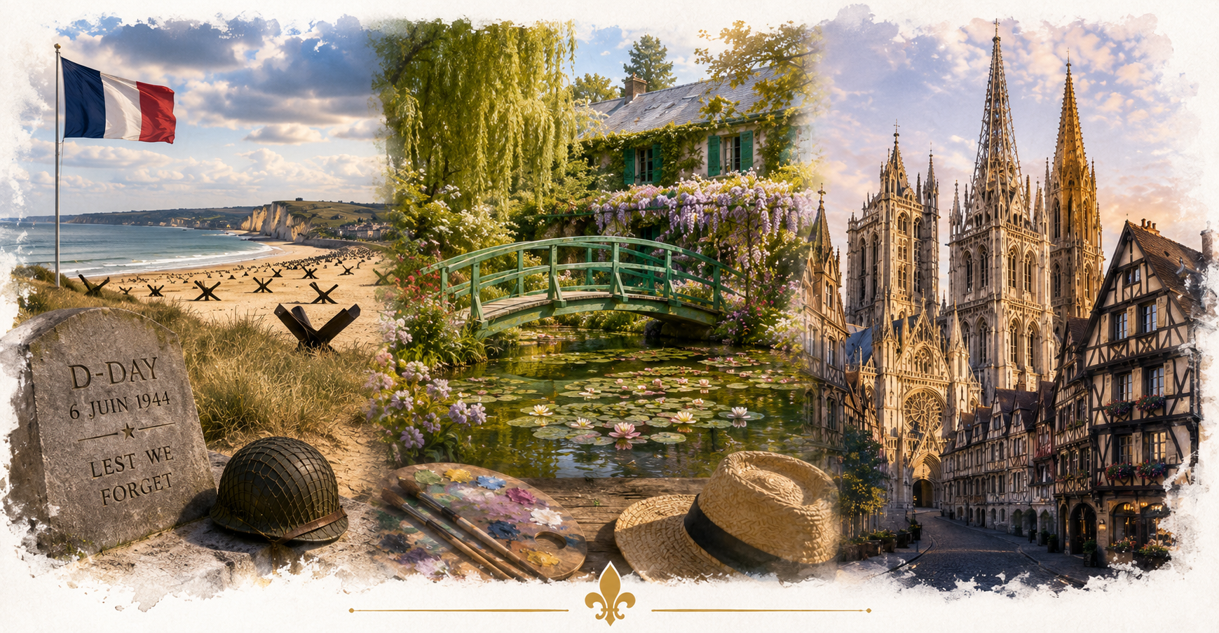 Normandy Gardens and Gothic splendor